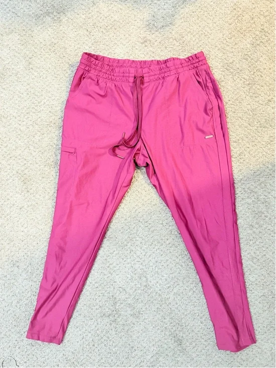 Cherokee maroon Medical Scrub Top and Pants - Picture 2 of 3